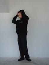 画像をギャラリービューアに読み込む, AWRY SIGNATURE DOUBLE KNIT HOODIE BLACK