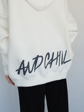 画像をギャラリービューアに読み込む, SCRIBBLE DOUBLE KNIT HOODIE WHITE