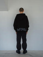 画像をギャラリービューアに読み込む, SCRIBBLE DOUBLE KNIT HOODIE BLACK