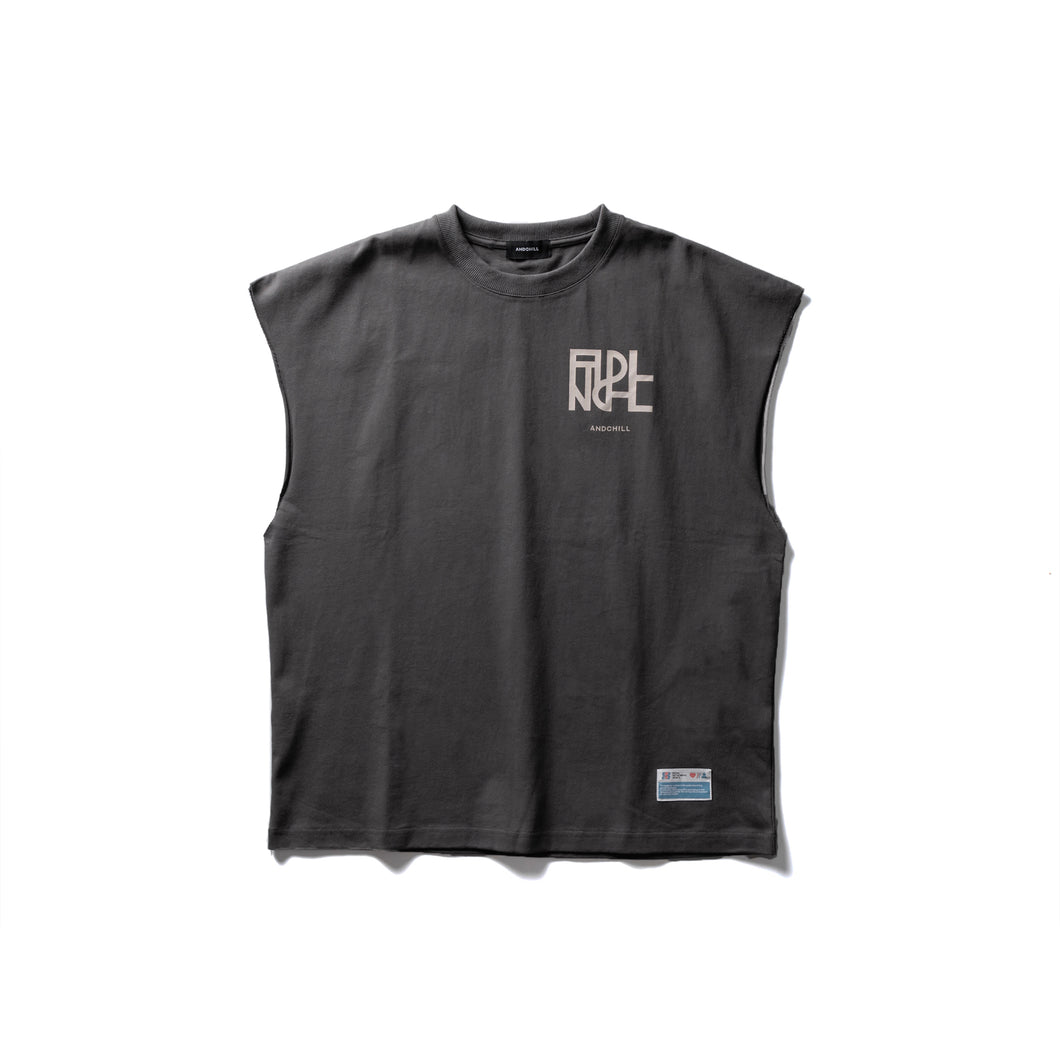 AC SNS SLEEVELESS CHARCOAL GRAY – andchill.store