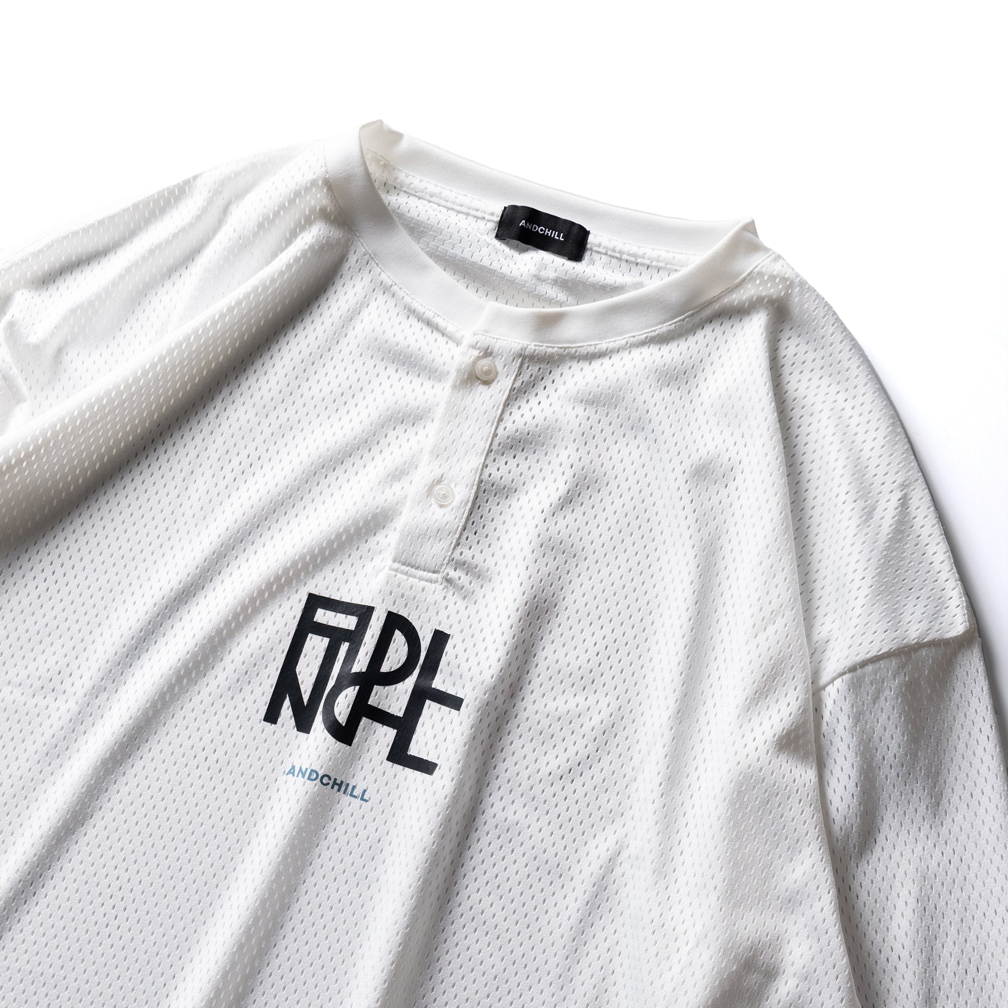 AC SNS MESH LS TEE OFF WHITE – andchill.store