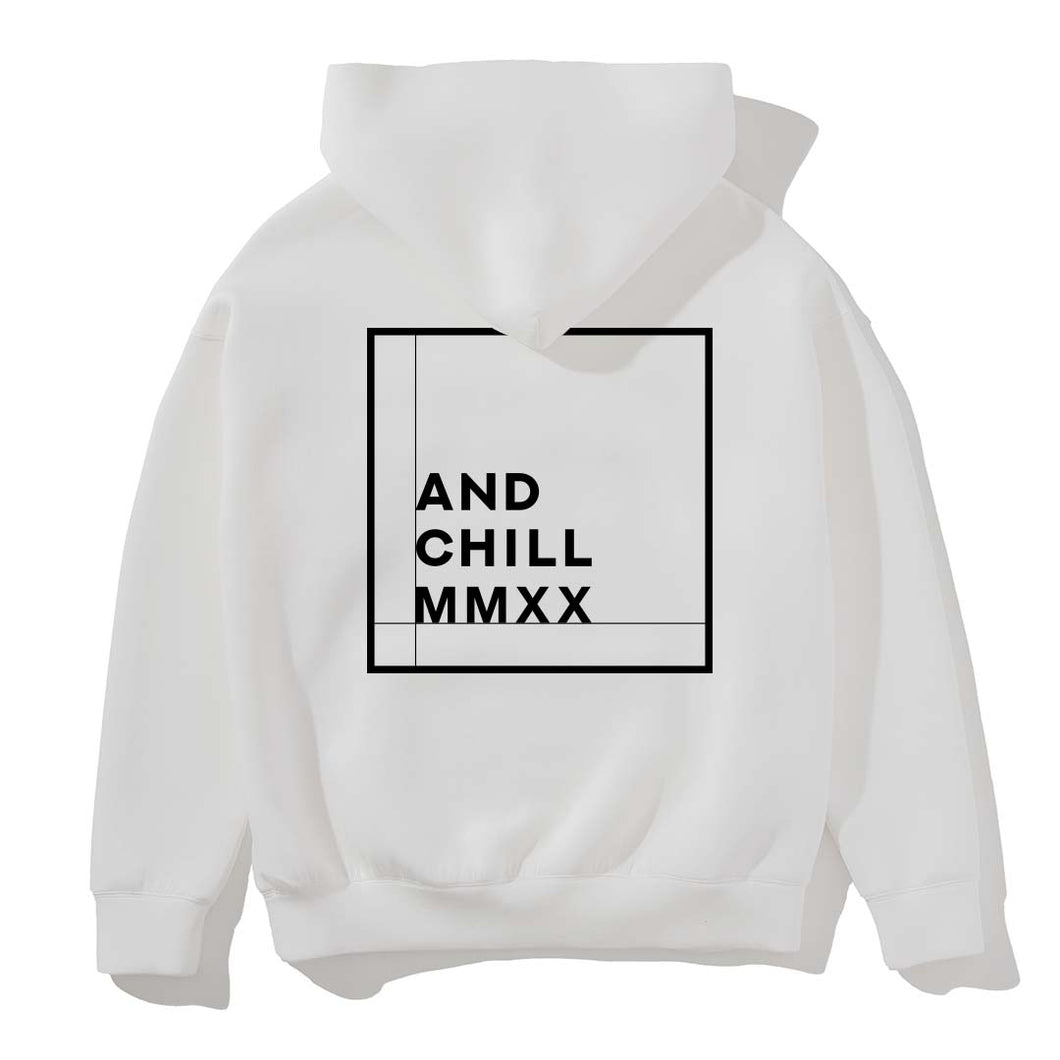 BS DOUBLE KNIT HOODIE WHITE