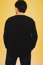画像をギャラリービューアに読み込む, AC BASIC WAFFLE L/S TEE BLACK
