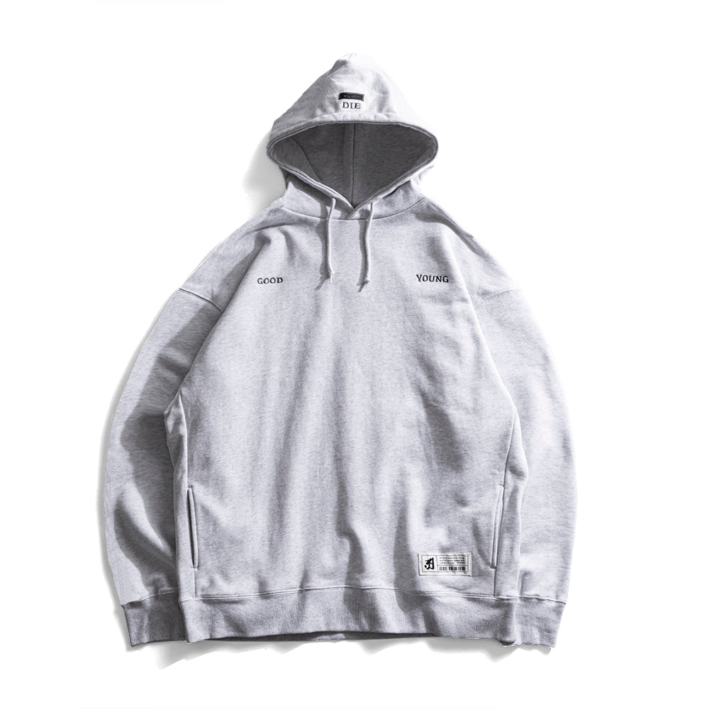 GDY CLASSIC LOGO PULL OVER LIGHT GRAY